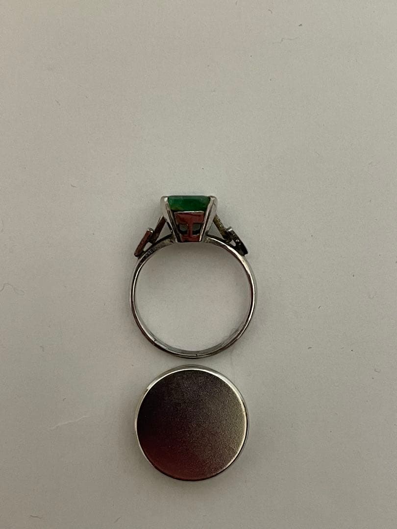 T*a様 18kリング石付き　カラット記載無し