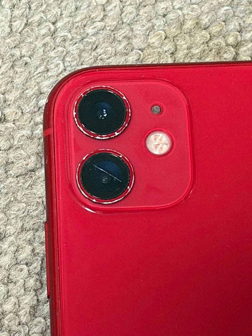 iPhone11 128gb レッド SIMフリー バッテリー99%