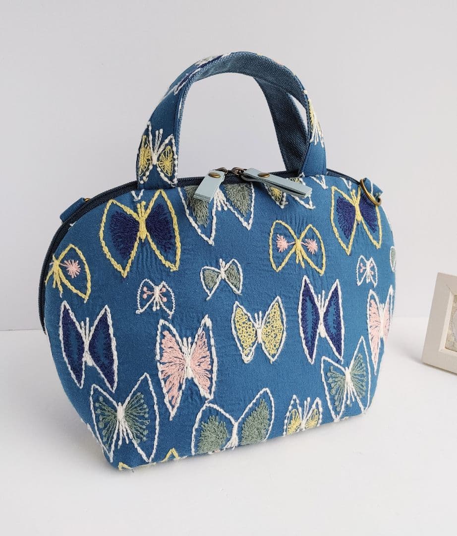 1点のみ ミナペルホネン レア スカイフラワー ミニサイズバッグ