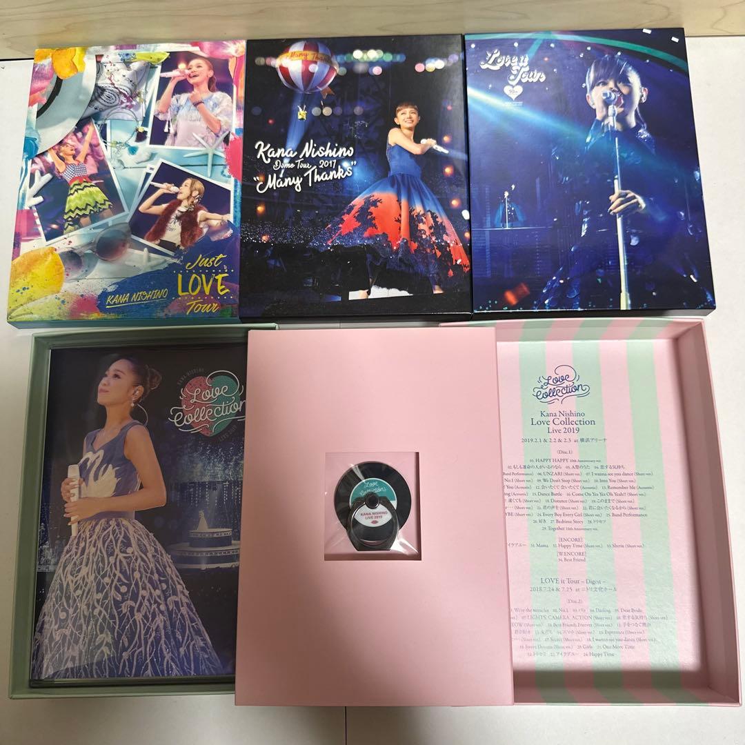 西野カナ ライブ DVD BluRay 計10点 全部 セット