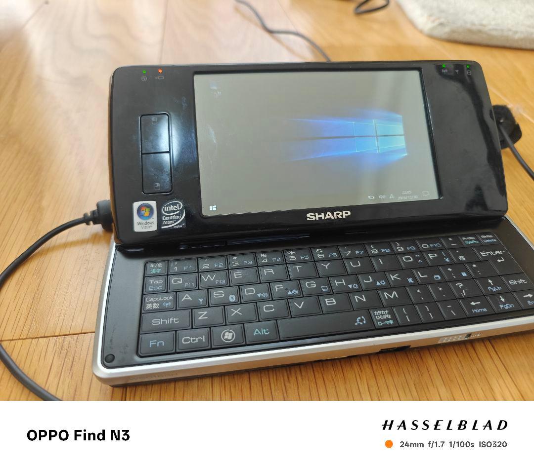 willcom d4 Windows10導入 umpc