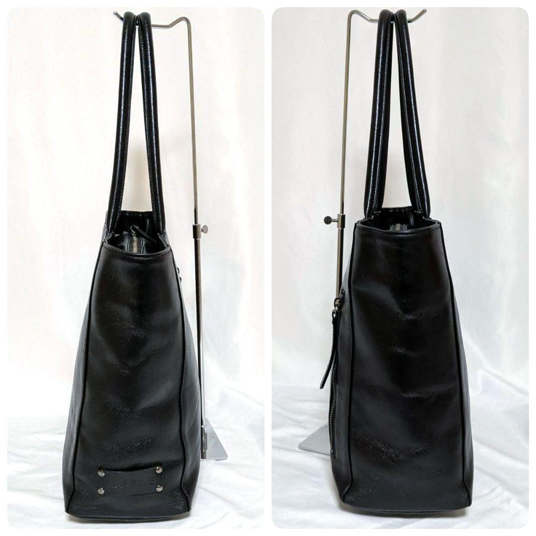 HALEINE アレンヌ トートバッグ ビジネストート オールレザー ブラック