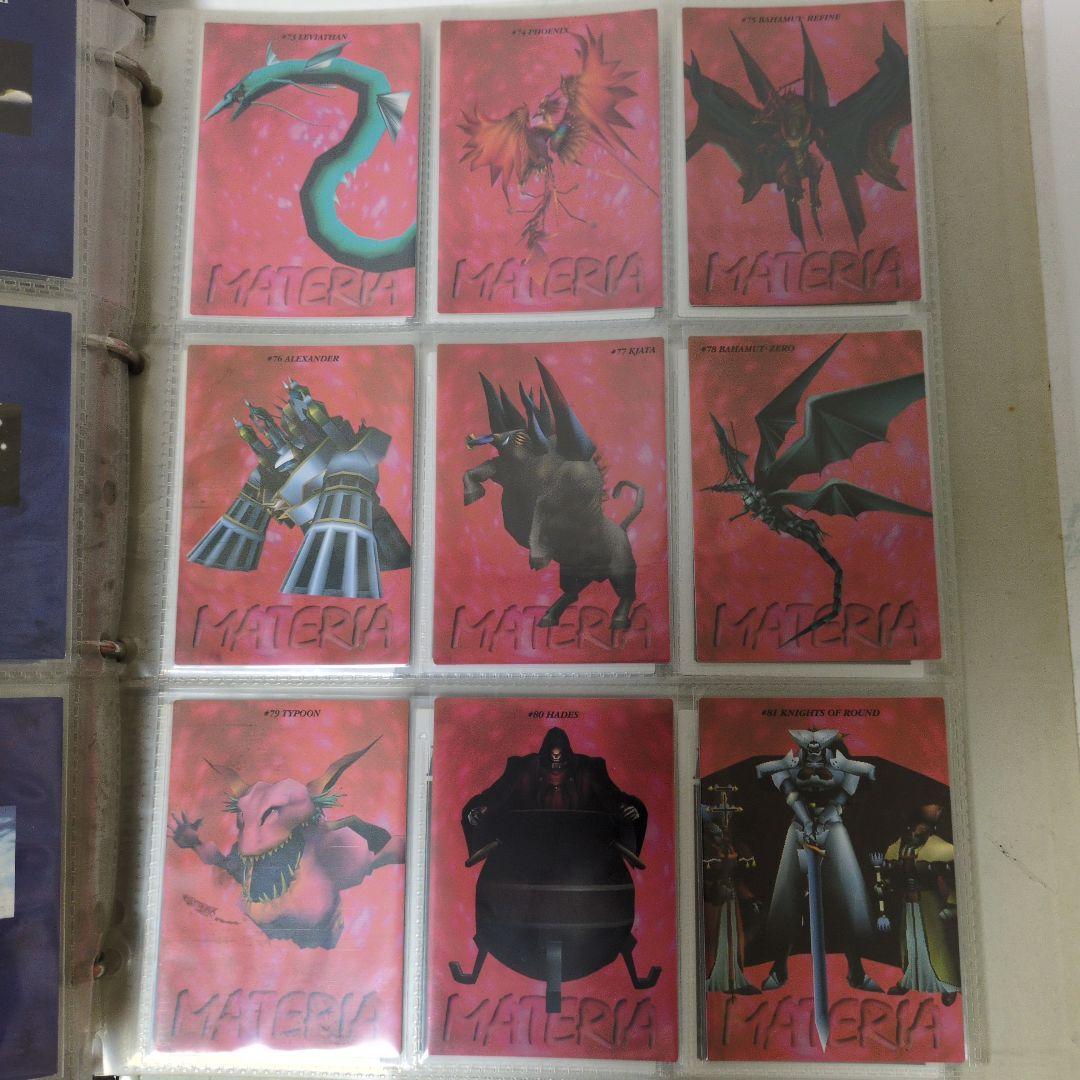 ファイナルファンタジーVII 公式バインダー、及び全コレクション139枚