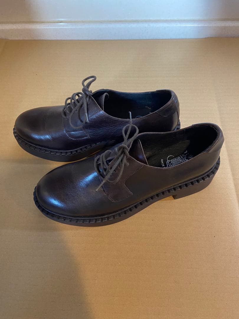 【新品未使用品】ボントレ　レースアップシューズ　37