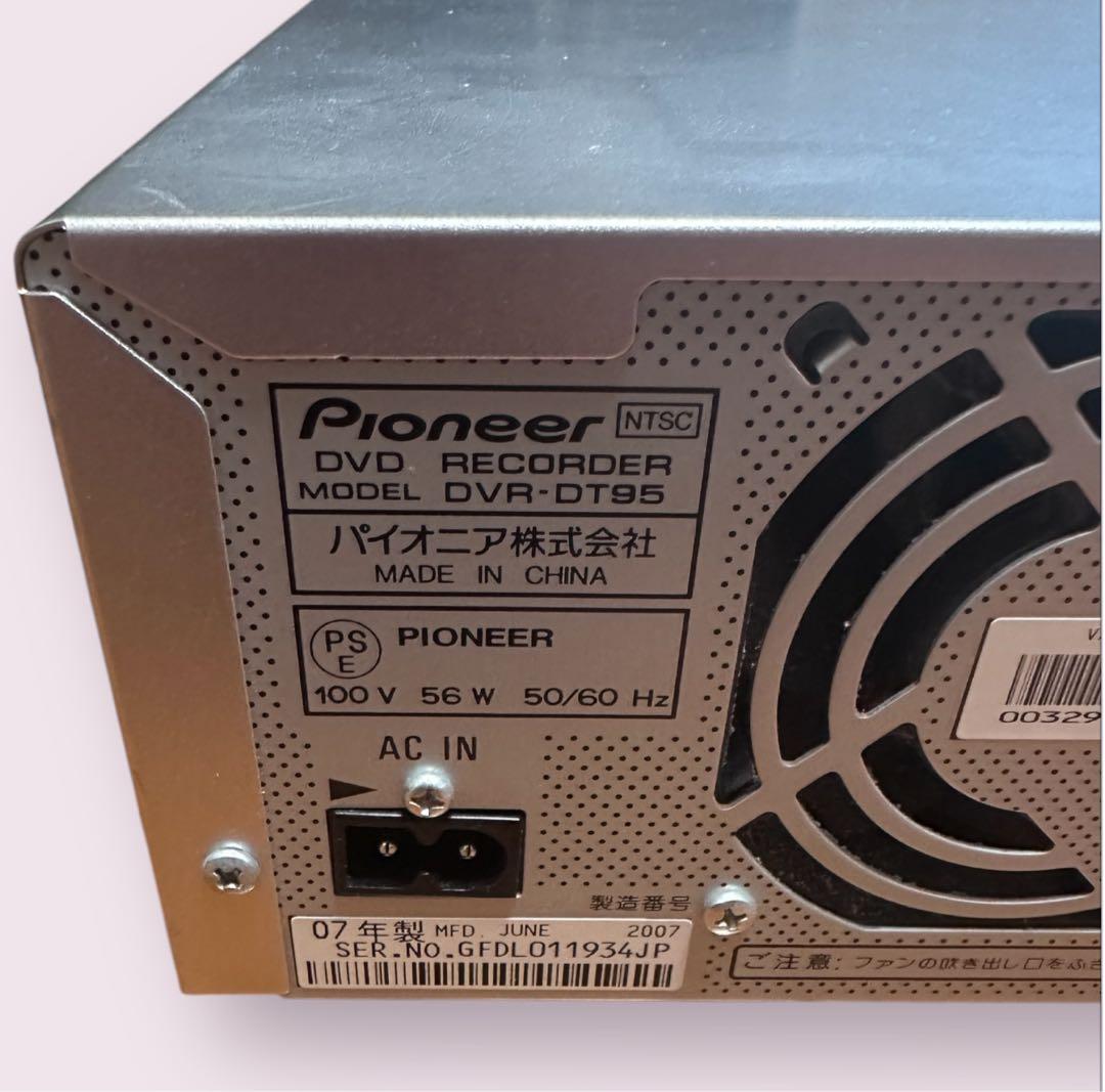 パイオニアPioneer DVD/HDD レコーダー DVR-DT95