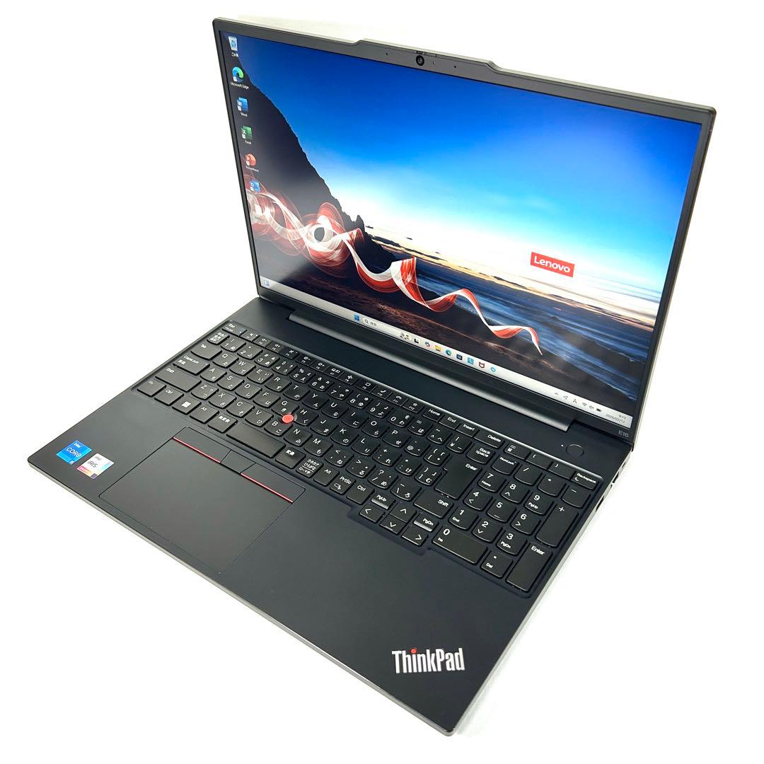 美品 ThinkPad E16 Gen1 16GB バッテリー超良好 オフィス