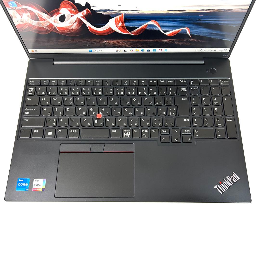 美品 ThinkPad E16 Gen1 16GB バッテリー超良好 オフィス