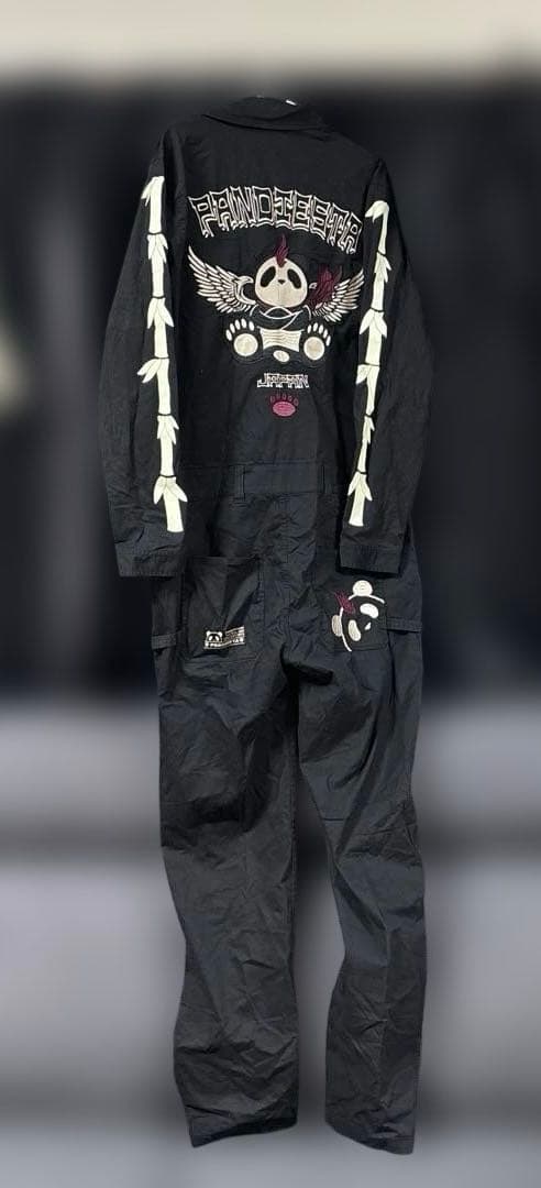 PANDIESTA パンディエスタブラックオーバーオール