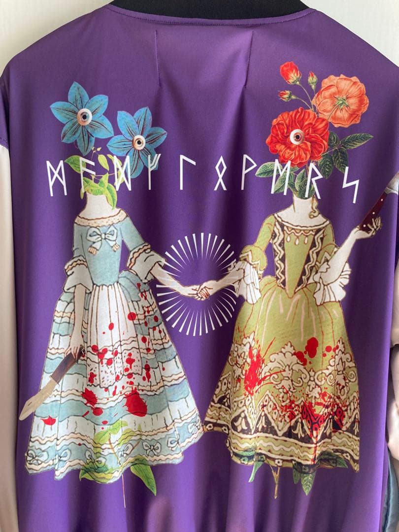 パープル　スカジャン