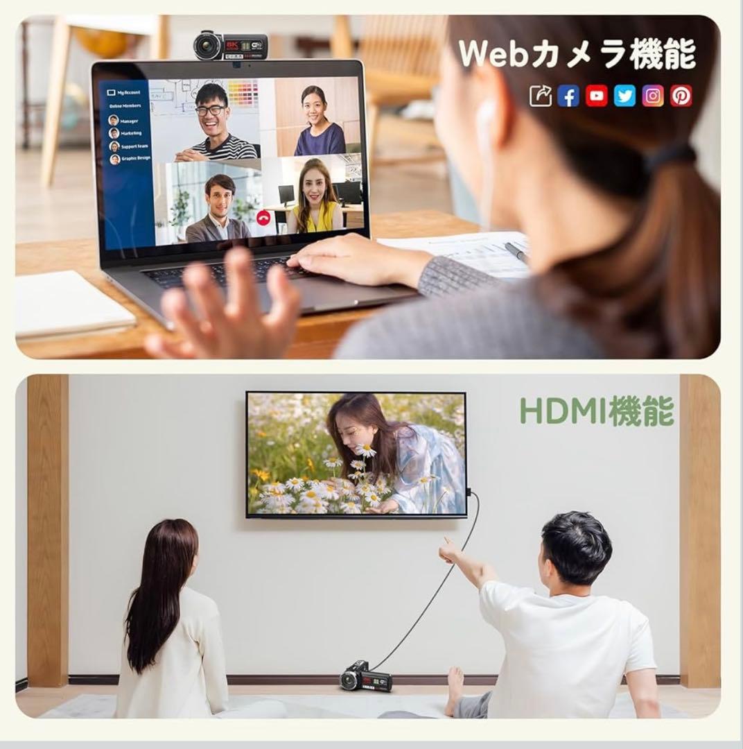 ビデオカメラ８Ｋ