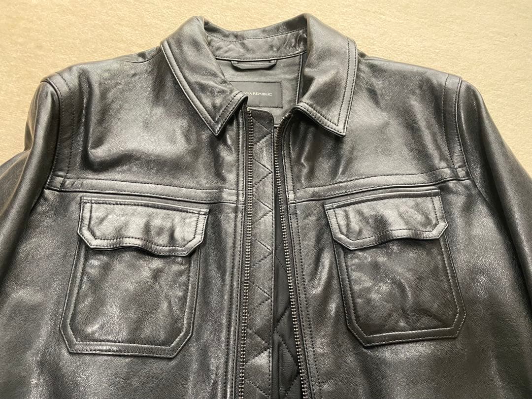 断捨離中さま　BANANA REPUBLIC バナナリ　レザージャケット