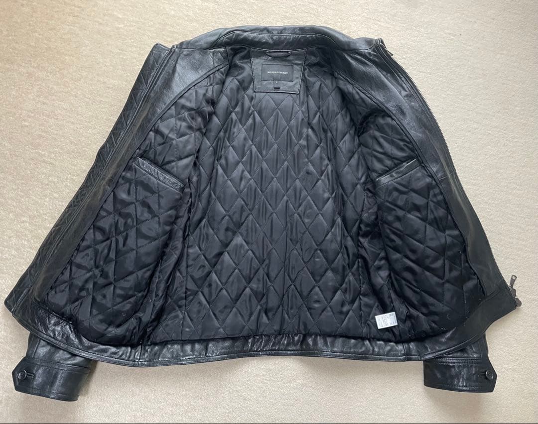 断捨離中さま　BANANA REPUBLIC バナナリ　レザージャケット