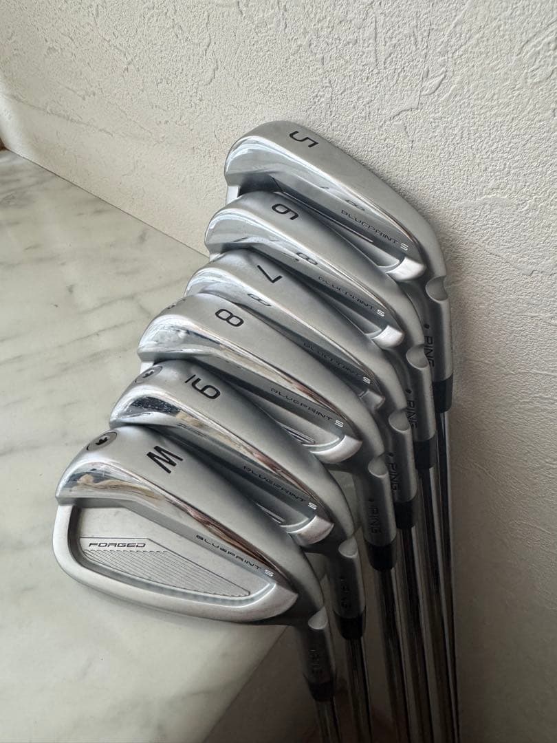 日曜割【超美品】PINGピンブループリントSアイアン6本5-W)modus115