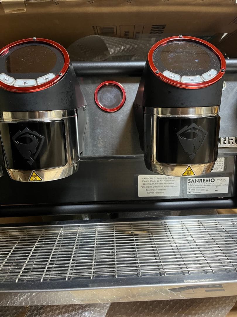 SANREMO Cafe Racer / エスプレッソマシン　黒赤