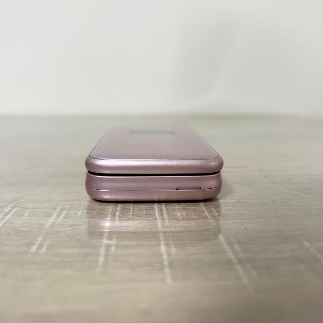 ★良品★ docomo らくらくホン ピンク ガラケー F-01M 純正充電器付