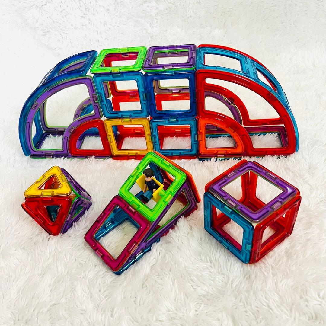 たっぷりMAGFORMERS マグフォーマー ボーネルンド104ピース