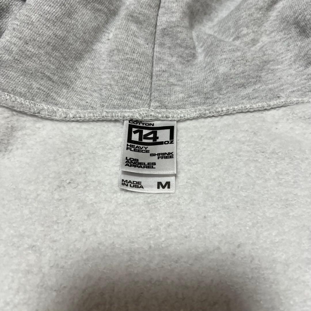 トップス LOS ANGELES APPAREL zip hoodie parka