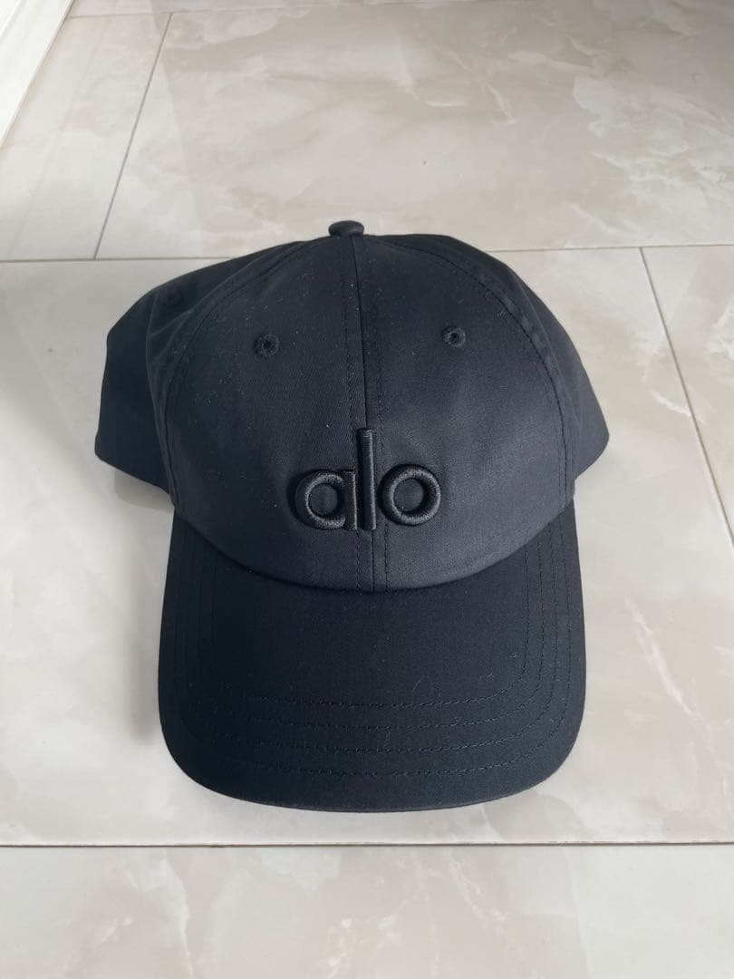 alo ブラック キャップ　ロサンゼルス購入品　新品