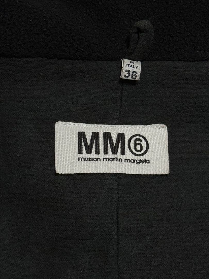 MM6 フリースダッフルジャケット