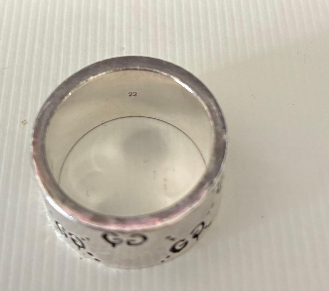 GUCCI シルバーリング サイズ22 ゴーストリング