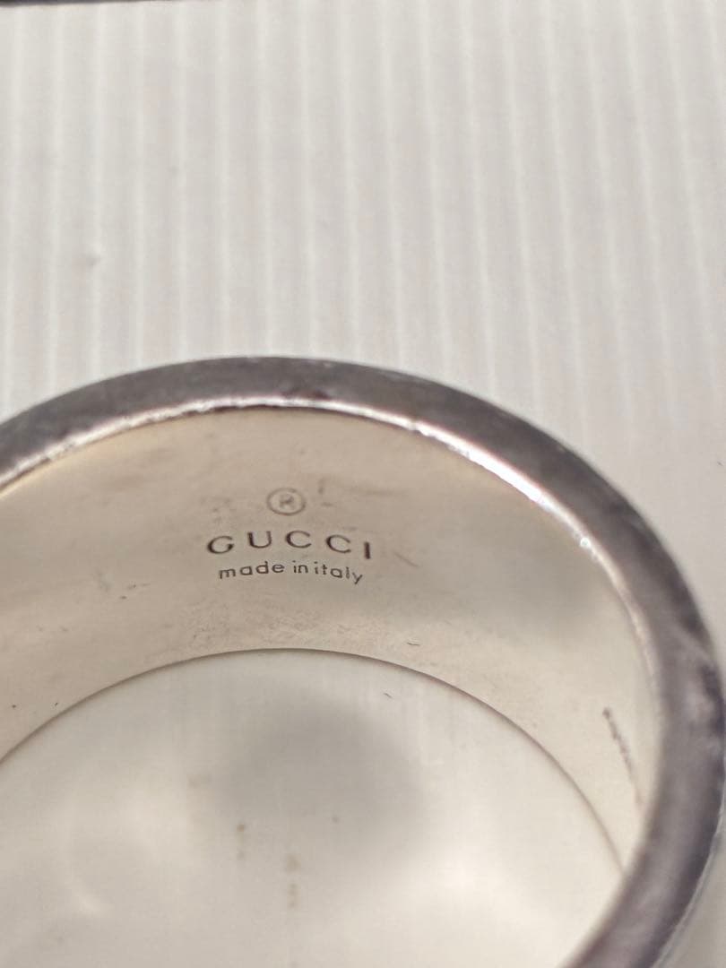 GUCCI シルバーリング サイズ22 ゴーストリング