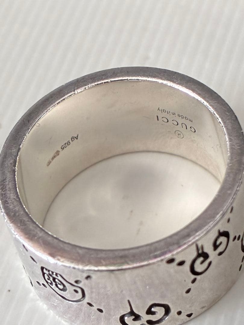 GUCCI シルバーリング サイズ22 ゴーストリング