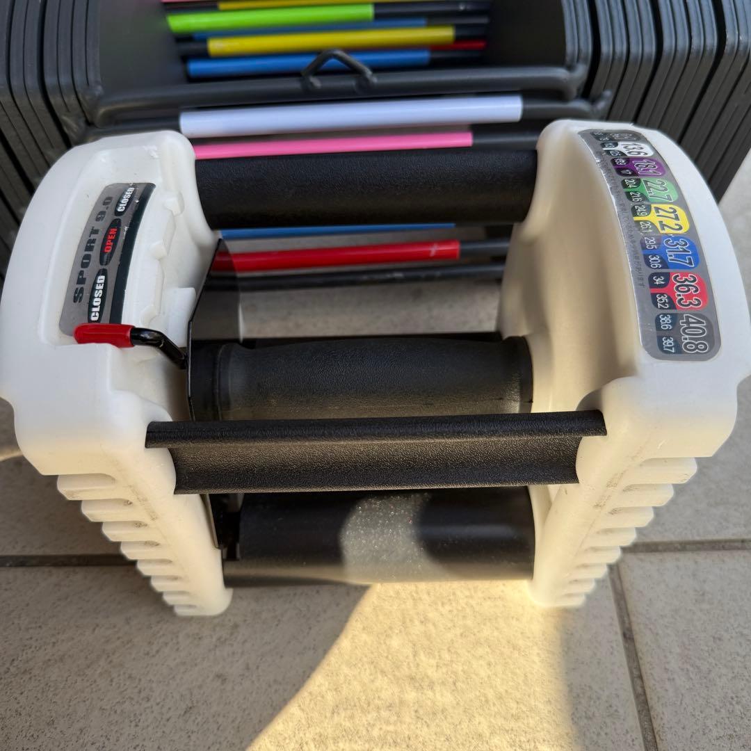 動作OK TOPFILM SPORT 9.0 可変式 ダンベル 40kg ①