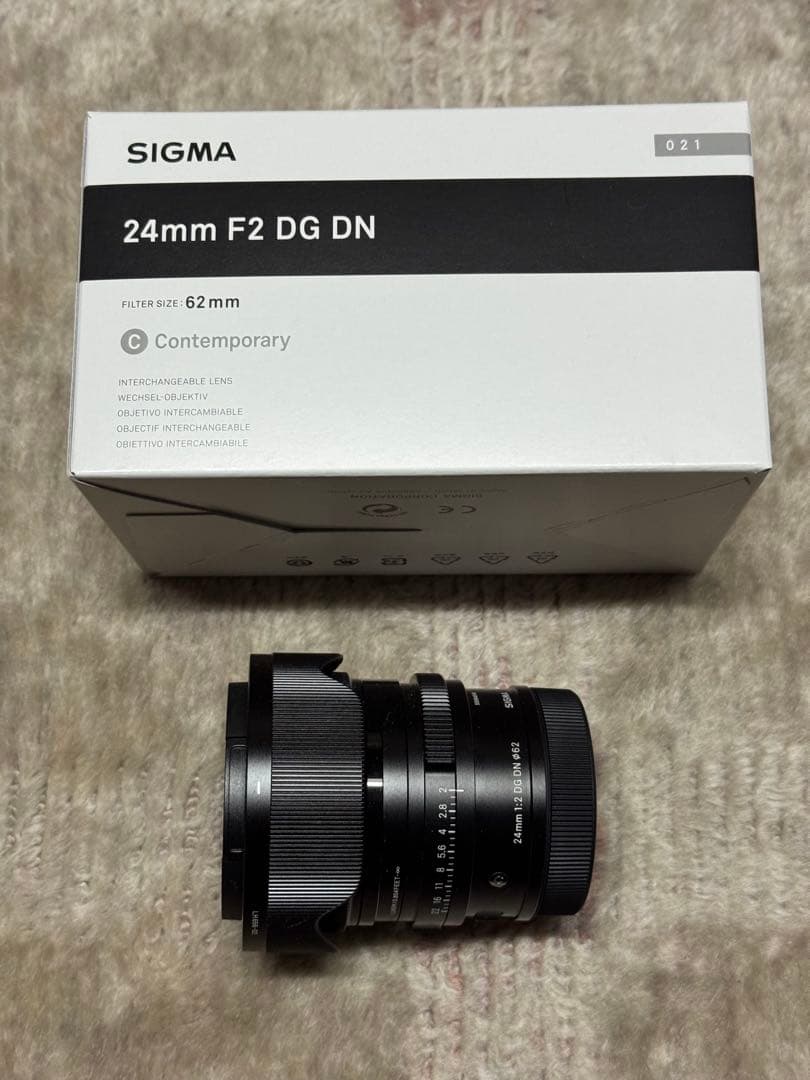SIGMA 24mm F2 DG DN レンズ Lマウント（新品同様）