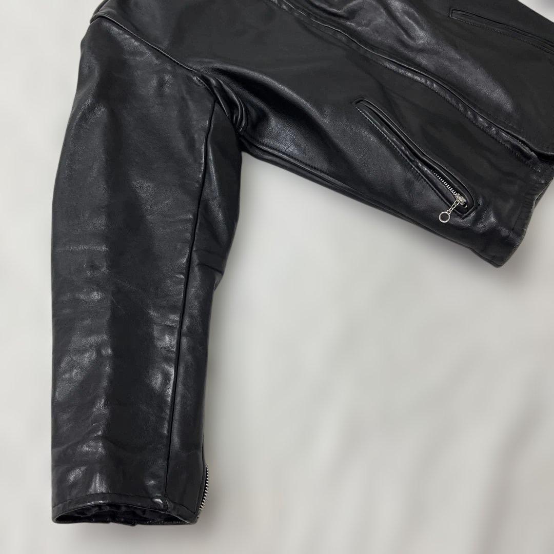 値下げ ショット schott 641 USA レザー シングル ライダースJK