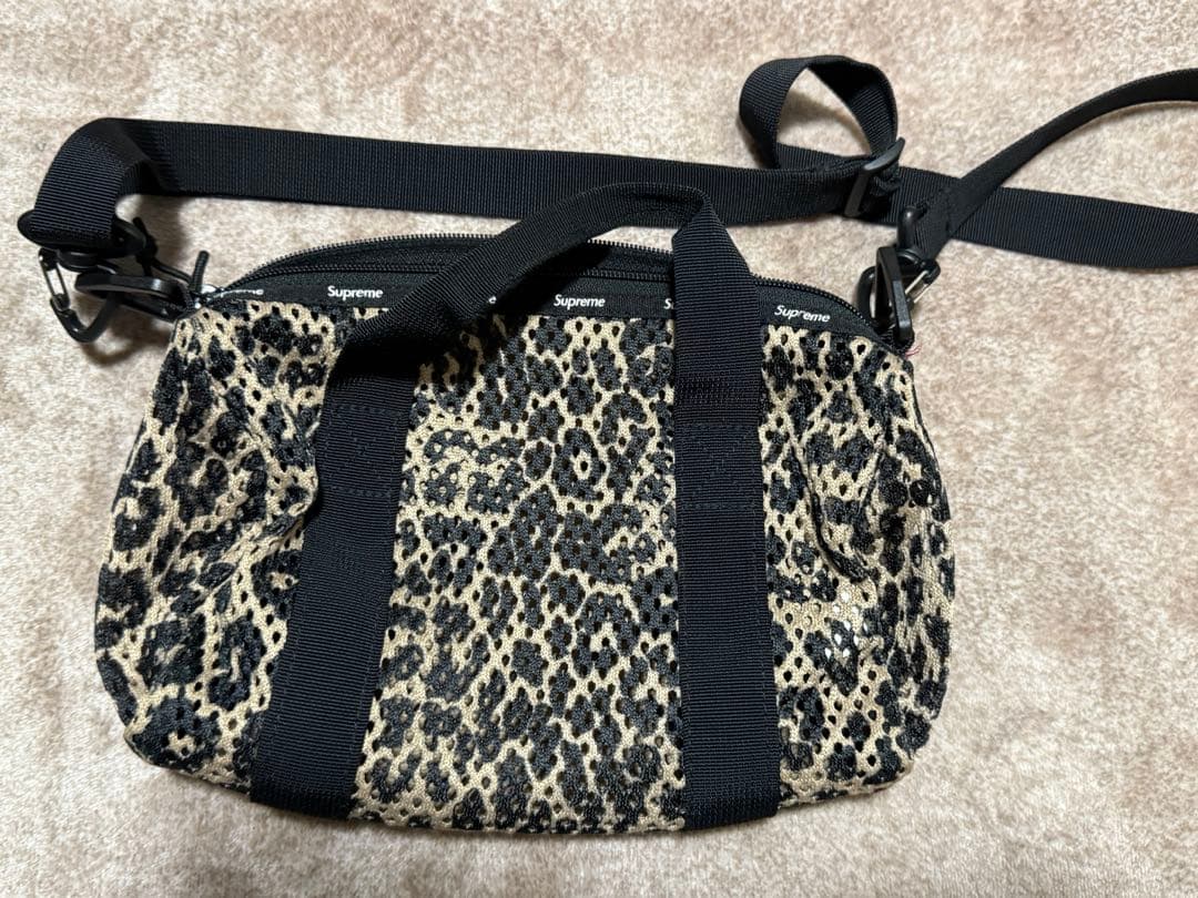 バッグ Supreme Mesh Mini Duffle Bag \"leopard \"