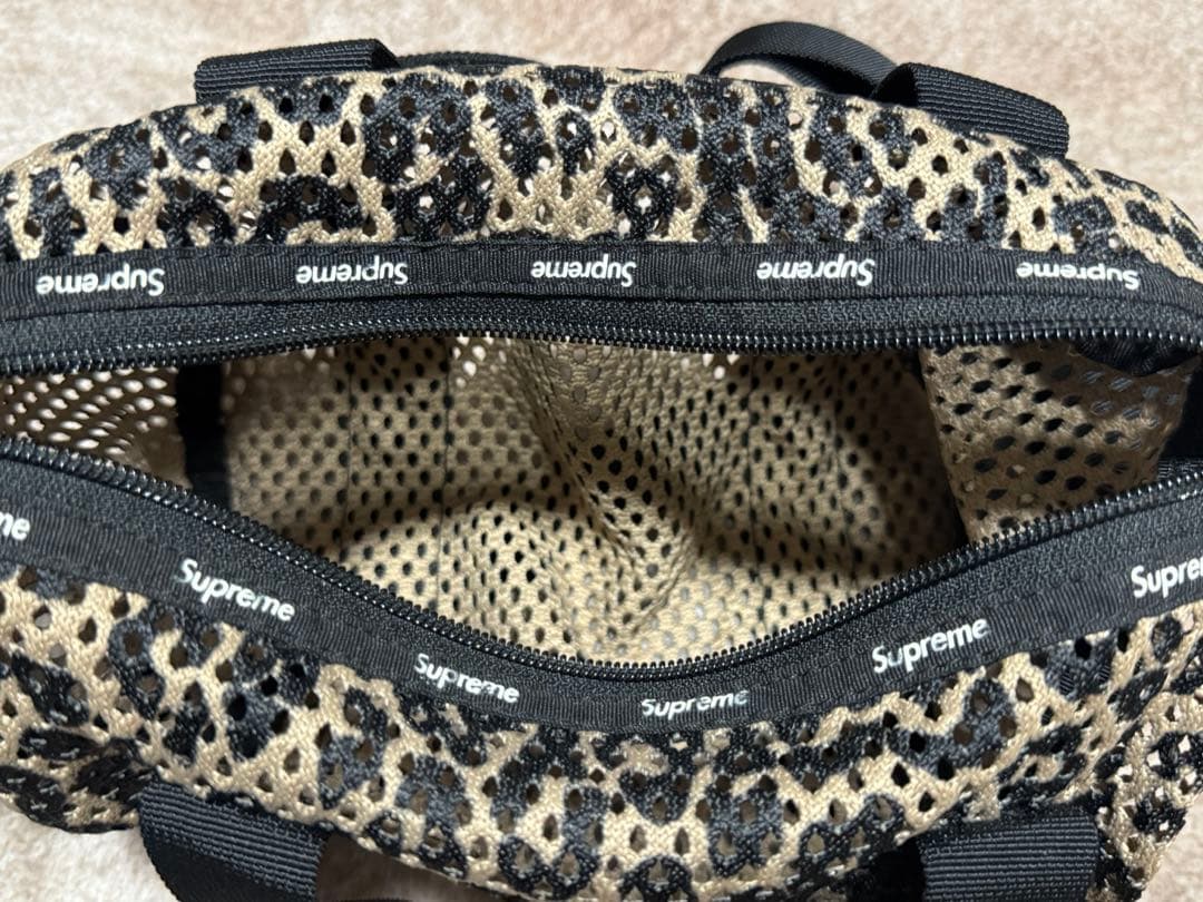 バッグ Supreme Mesh Mini Duffle Bag \"leopard \"