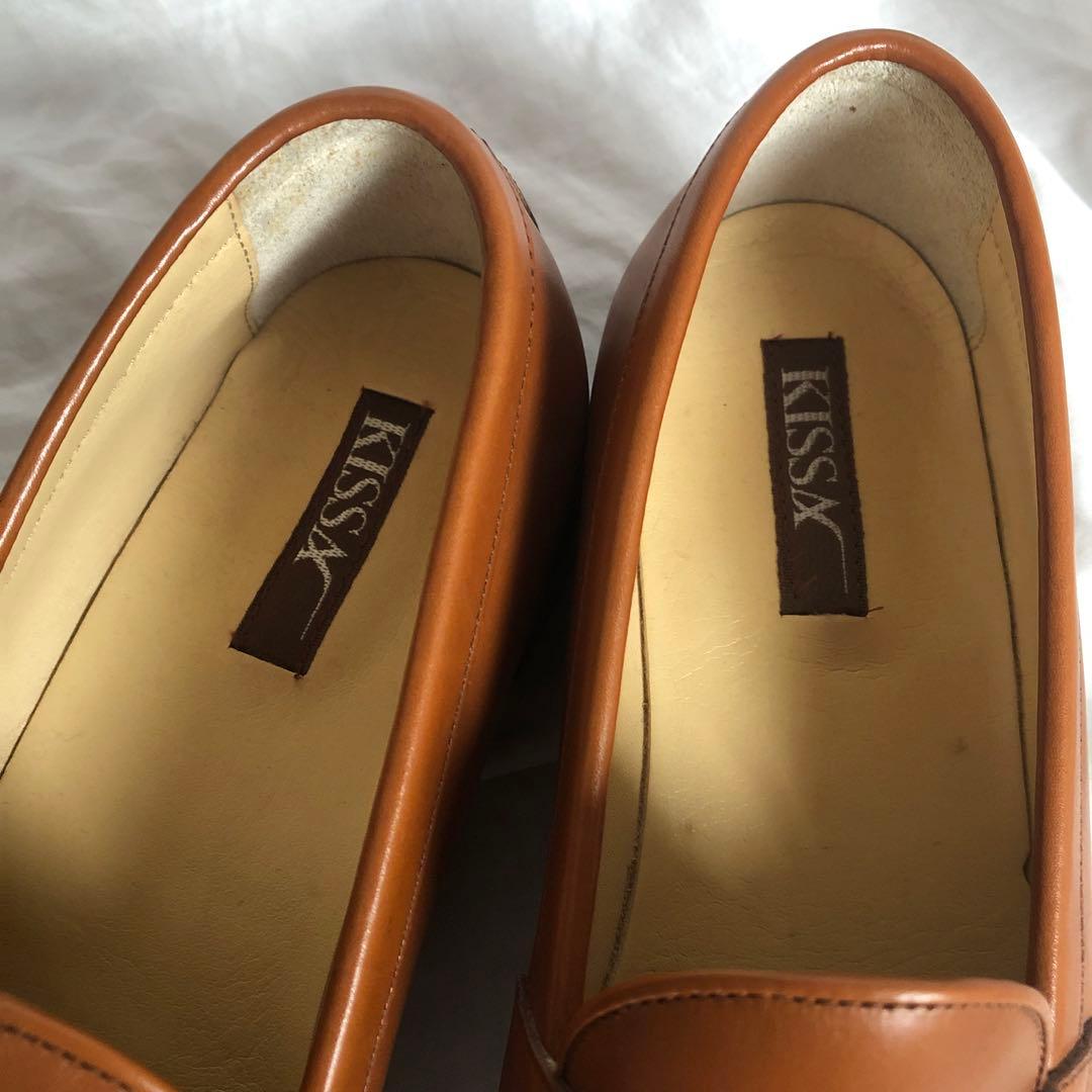 KISSA キサ　高田喜左　本革　レザー ローファー