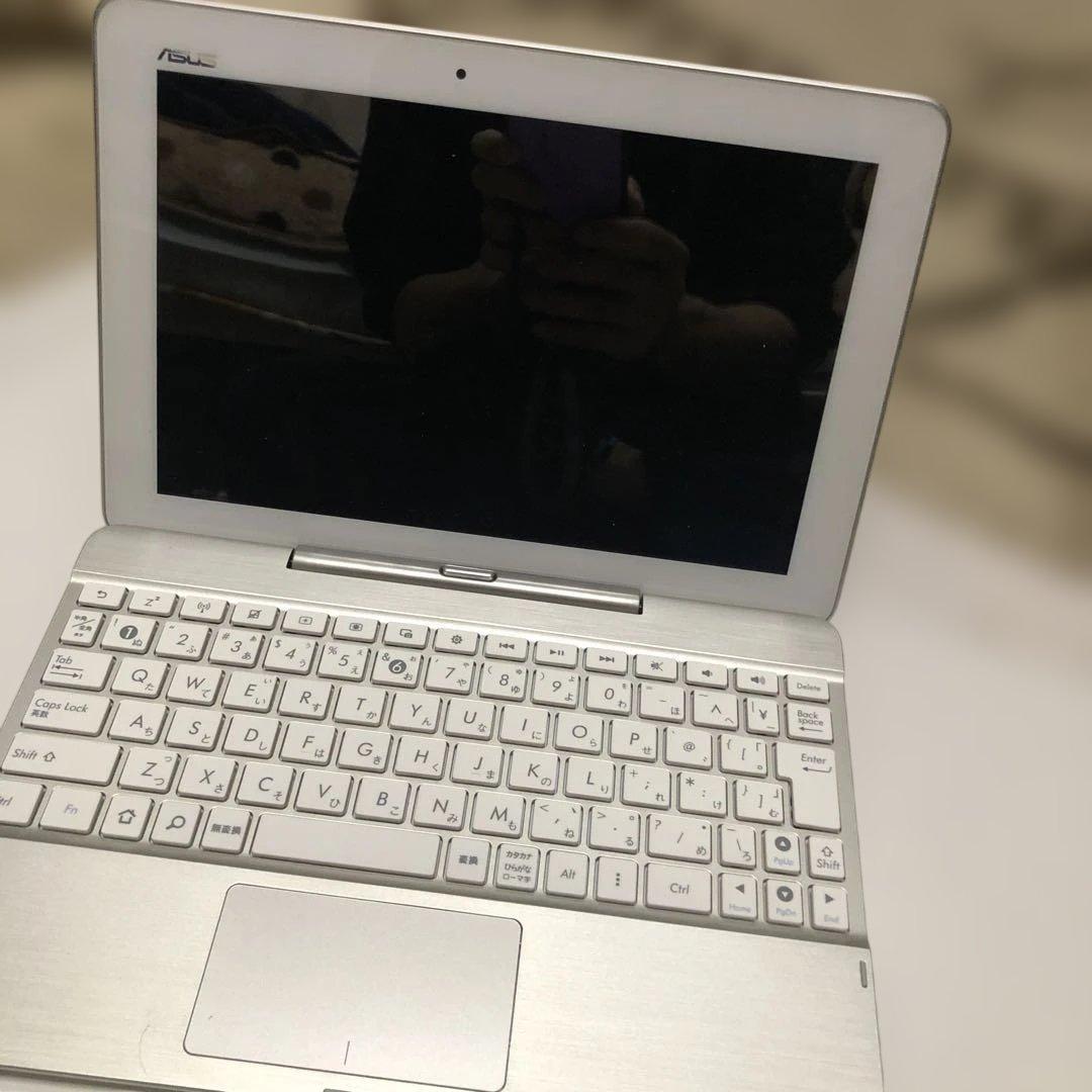 ASUS タブレット/ノートPC 2-in-1 ホワイト