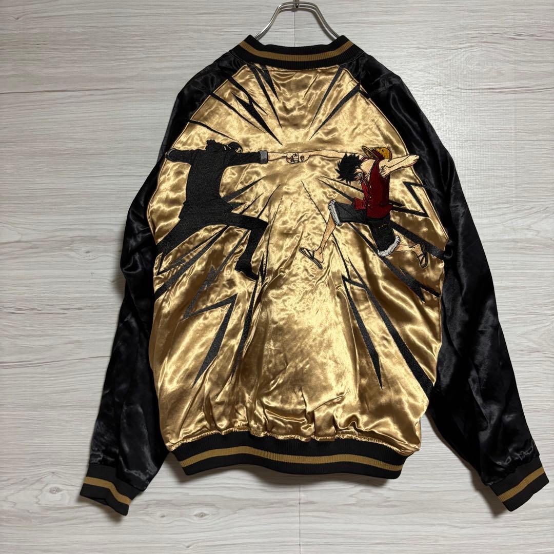 【未使用】 絡繰魂×ONE PIECE ワンピース リバーシブルスカジャン 人気