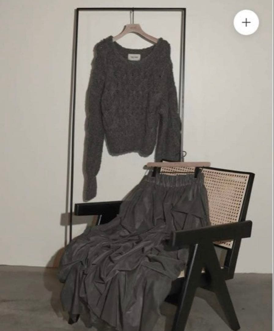 the toe ニームハンドメイドケーブルhandmade cable knit