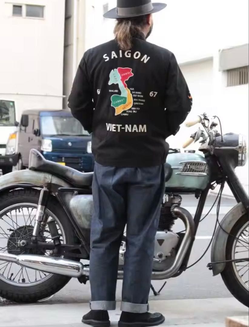 【bloods207】復刻ベトジャンSAIGON刺繍VIET-NAM