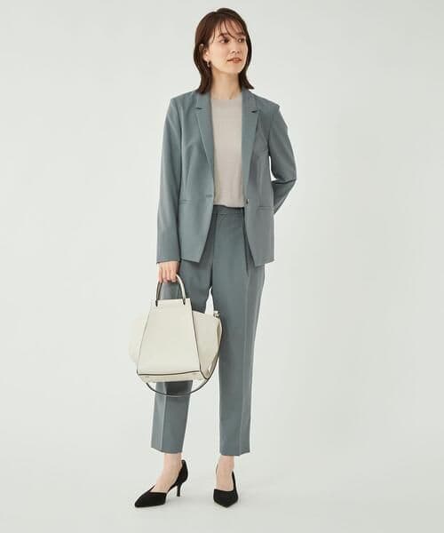 カチリラ テーラード ジャケット テーパードパンツ セットアップ