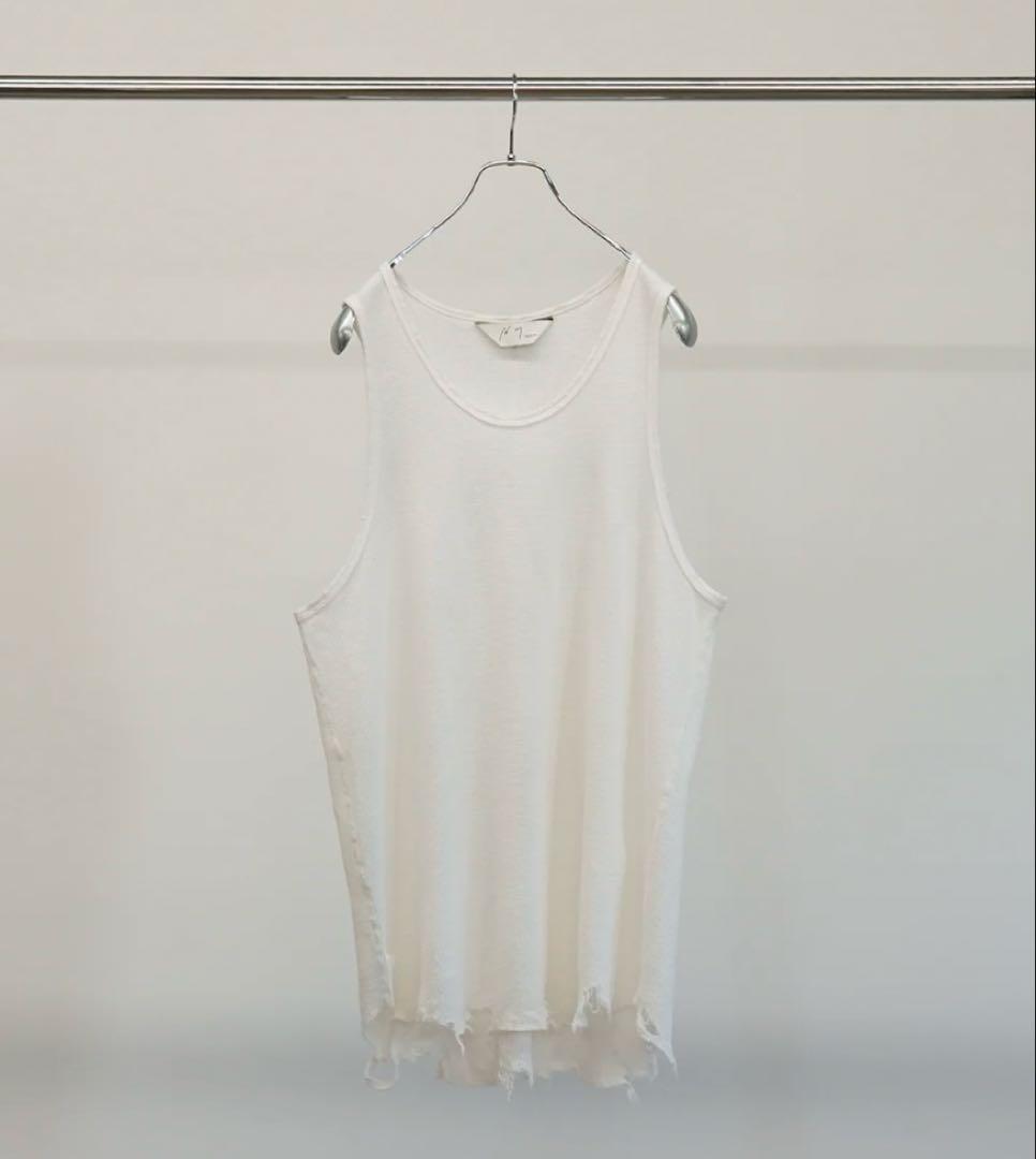 トップス DAMAGE WAFFLE TANK TOP