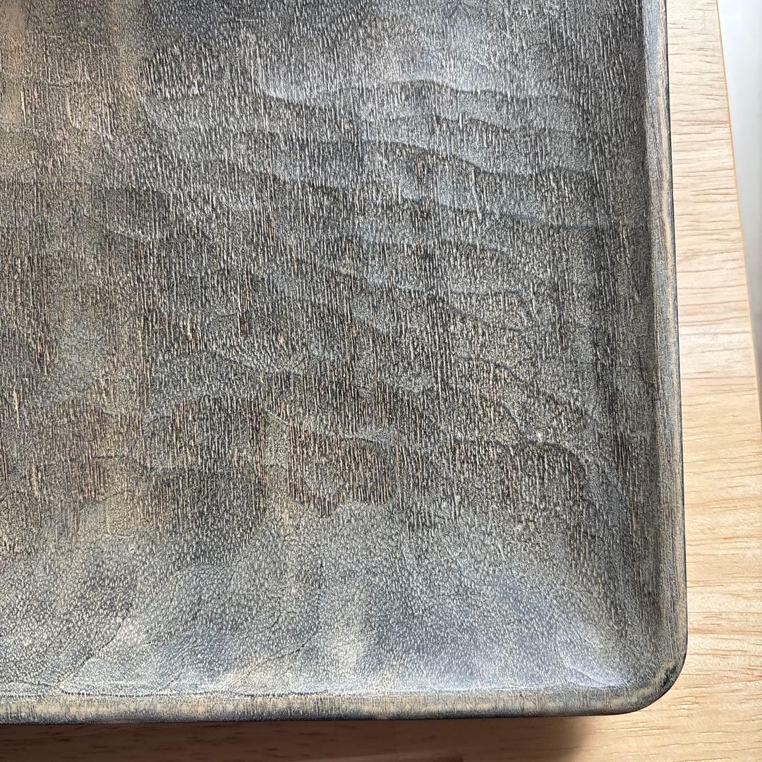 【新品未使用】 三谷龍二　角皿　漆