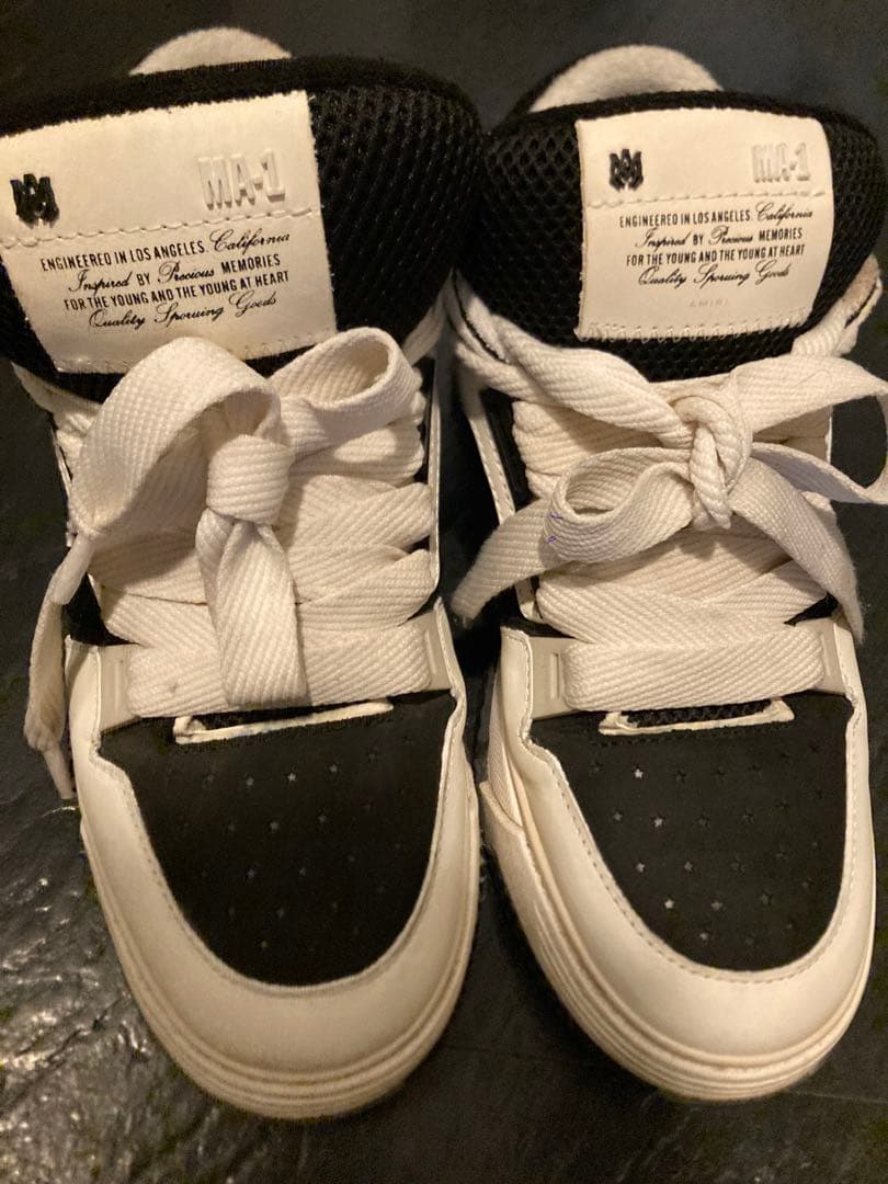 AMIRI MA-1 スニーカー　ブラックホワイト