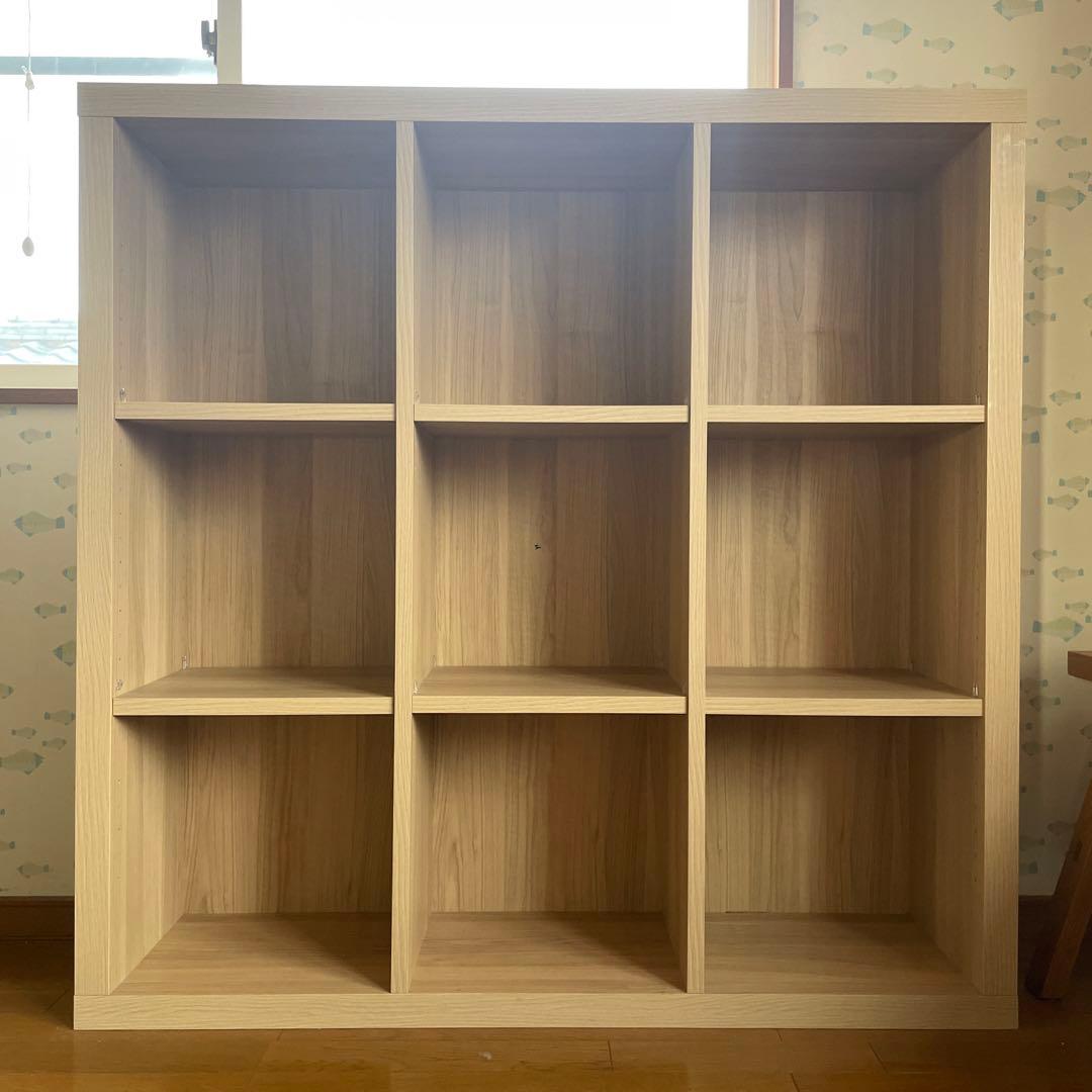 最終価格　送料込み ブックシェルフ　オープンラック　本棚　正方形