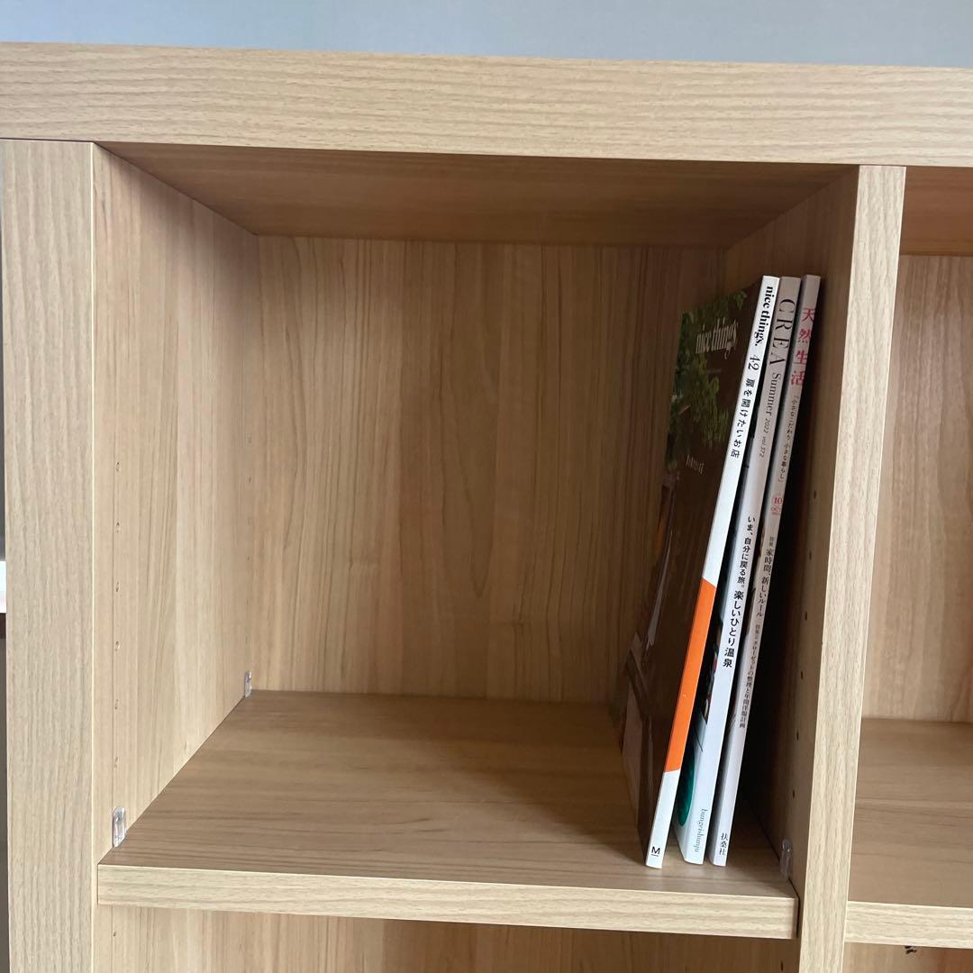 最終価格　送料込み ブックシェルフ　オープンラック　本棚　正方形