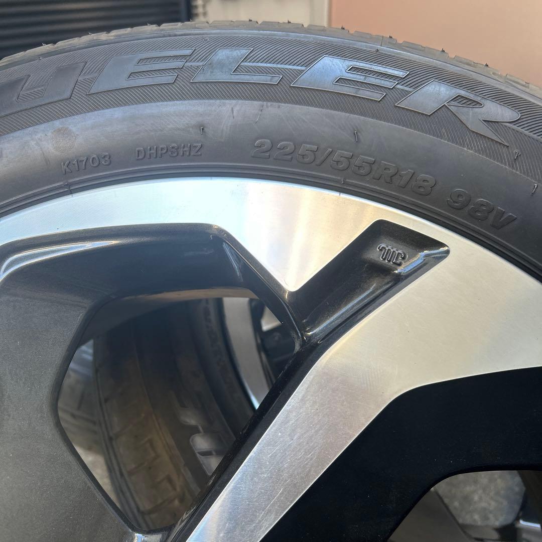 BRIDGESTONE 225/55R18 アルミホイール4本セット