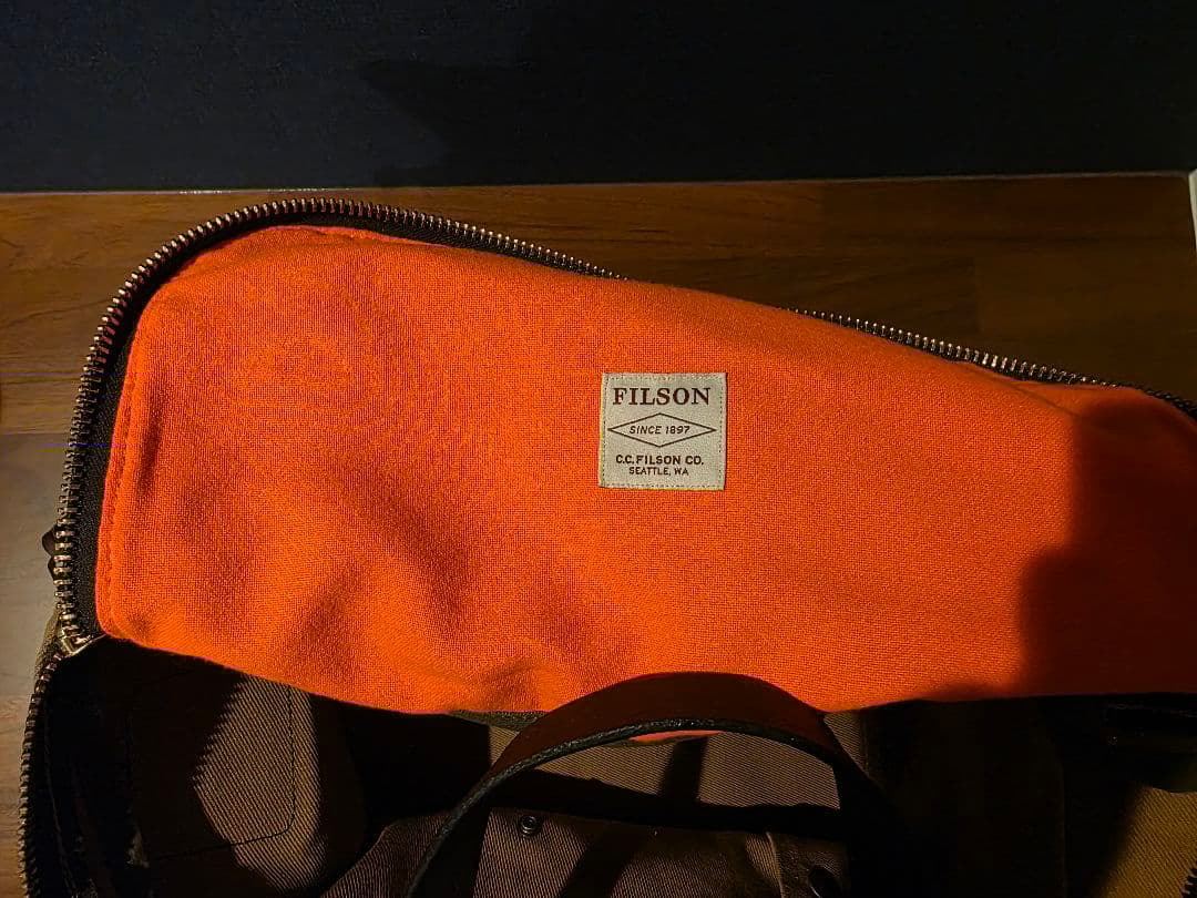 FILSON ボストンバッグ オリーブグリーン