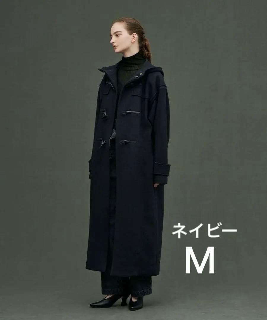 アンクレイヴ　プルーフメルトンダッフルコート　紺色　オンワード樫山