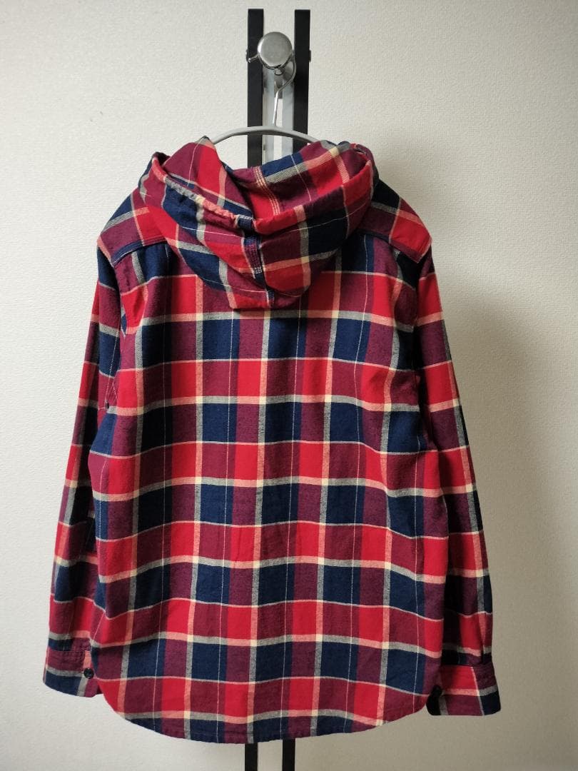 ササフラス/フーデッドフランネルシャツ/マッキーノクルーザーモデルマルチポケット