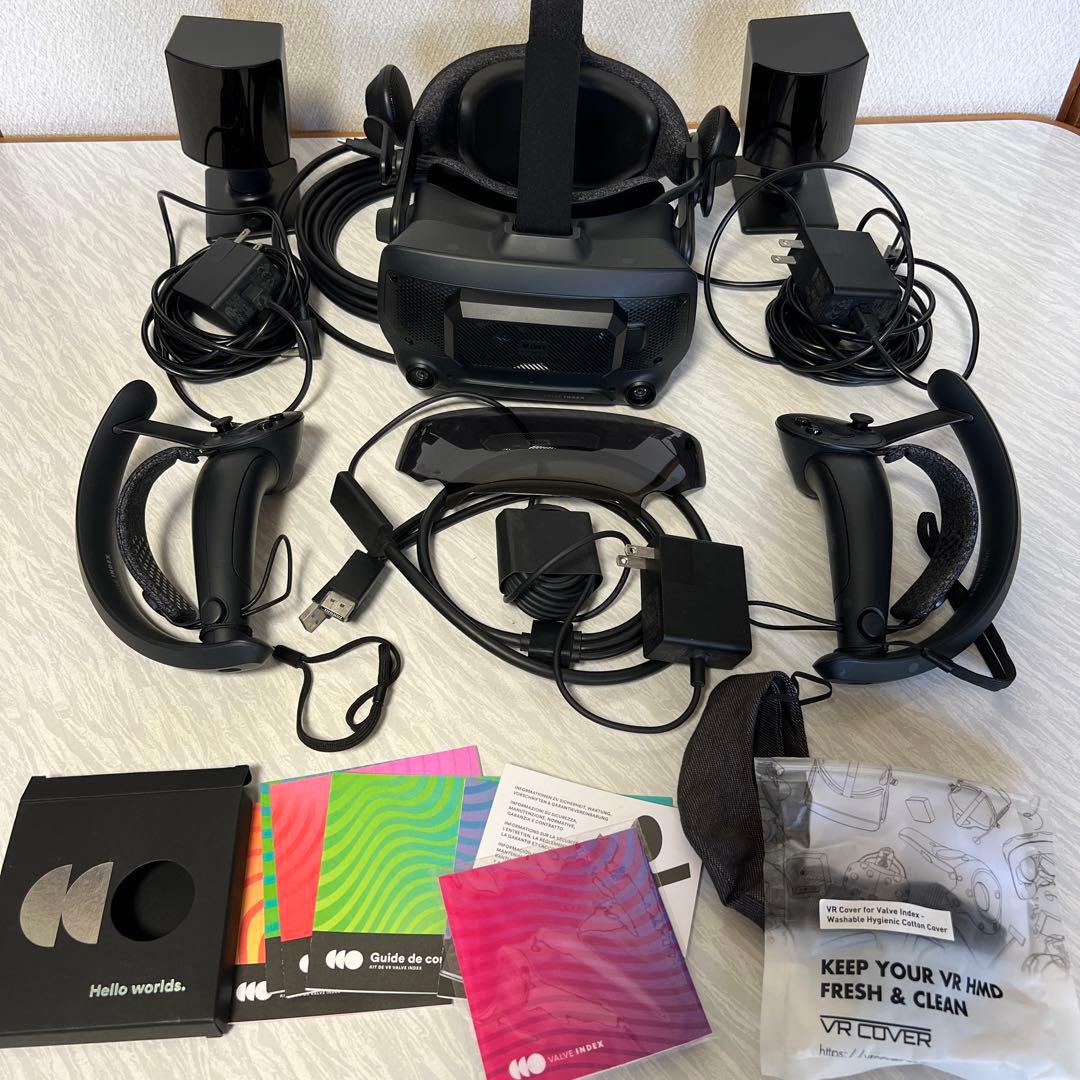 Valve Index VRキット 箱なし、ファンとカバーをお付けします