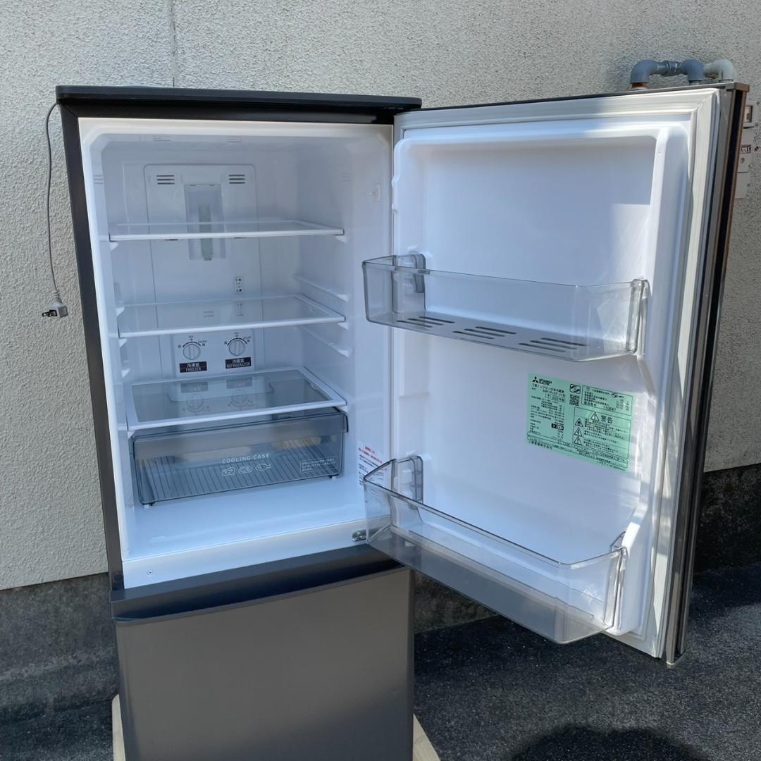三菱　ミツビシ　ノンフロン冷凍冷蔵庫　MR-P15F-H 2020年製　146L