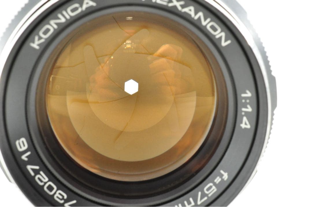 美品 KONICA HEXANON 57mm f1.4 6枚玉　レンズ