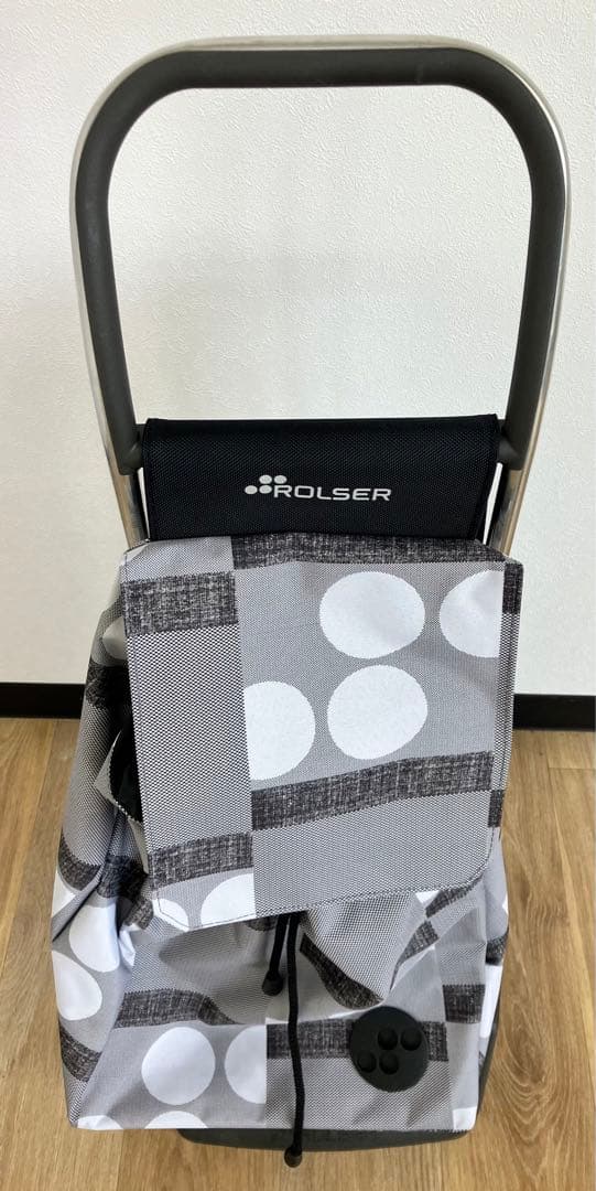 ROLSER ロルサー　2輪キャリーカート　グレー　ドット